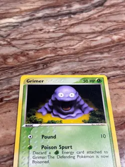 Vintage 2003 Pokemon Grimer Card 57/97 EX Dragon Lightly Played - Image 2