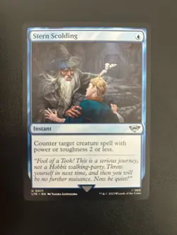 Stern Scolding Universes Beyond: the Lord of the Rings Mtg Uncommon 71 - Image 1