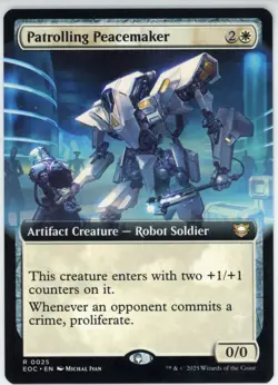 Patrolling Peacemaker Extended Art Edge of Eternities MTG 0025 EOC - Image 1