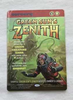 Green Sun's Zenith (Mythic Showcase Foil) #127 Edge of Eternities MTG NM - Image 1