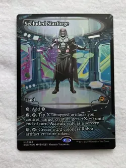 MTG Secluded Starforge Showcase Foil 0366 Edge of Eternities Pack Fresh NM/M - Image 1