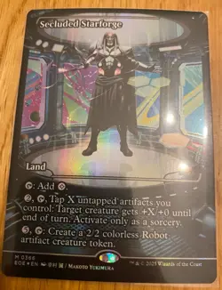 MTG Secluded Starforge Showcase Foil 0366 Edge of Eternities Pack Fresh NM/M - Image 1