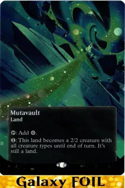 1x - Mutavault - GALAXY FOIL BORDERLESS #163 - Stellar Sights - NM MTG - Image 1