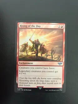 Rising of the Day Universes Beyond: the Lord of the Rings Mtg Uncommon 145 - Image 1