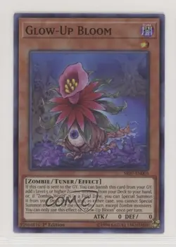 Glow-Up Bloom 1st Ed. YuGiOh Zombie Horde Structure Deck #SR07-EN003 f7d - Image 1