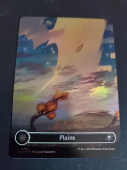 1x - PLAINS - #262 - FOIL FULL ART - Edge of Eternities - NM MTG - Image 1