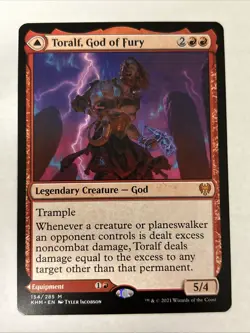 MTG Toralf, God of Fury - Kaldheim (KHM) #154 - Magic the Gathering NM Near Mint - Image 1