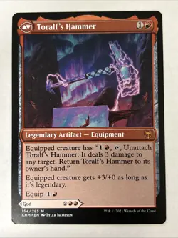 MTG Toralf, God of Fury - Kaldheim (KHM) #154 - Magic the Gathering NM Near Mint - Image 2