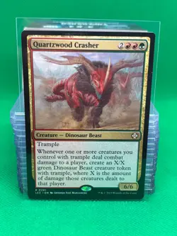 MTG - QUARTZWOOD CRASHER - Caverns of Ixalan Com (R) - Image 1