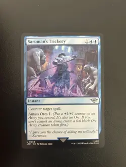 Saruman's Trickery Universes Beyond: the Lord of the Rings Mtg Uncommon 68 - Image 1