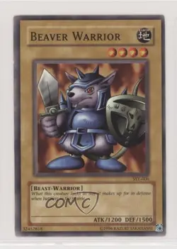 Beaver Warrior Unlimited YuGiOh Starter Deck Yugi Evolution #SYE-006 2004 qm5 - Image 1