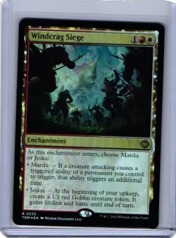 Windcrag Siege TDM MTG 235 FOIL RARE M/NM - Image 1