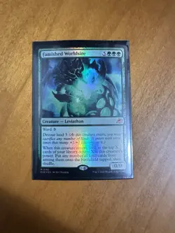 x1 MTG EOE Famished Worldsire Foil 0182 Pack Fresh - Image 1