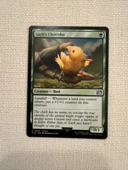 Sazh’s Chocobo U0200 Final Fantasy MTG Magic the Gathering NM - Image 1