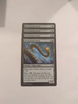 (4) Germinating Wurm *PLAYSET* Edge Of Eternities Regular NM MTG - Image 1