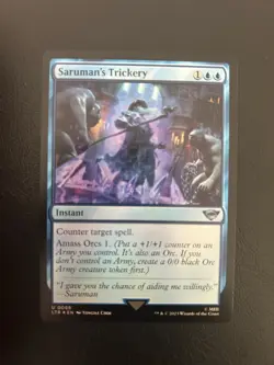 Foil Saruman's Trickery Universes Beyond: the Lord of the Rings Mtg 68 - Image 1