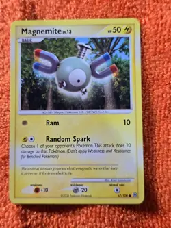 2008 Pokemon Diamond and Pearl Stormfront #67 Magnemite, C, NF/H, cd18 - Image 1