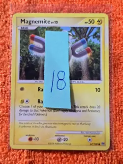 2008 Pokemon Diamond and Pearl Stormfront #67 Magnemite, C, NF/H, cd18 - Image 3