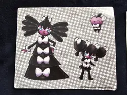 Reuniclus 212 Promo Black Bolt Pokemon w/ Reuniclus And Gothitelle Stickers - Image 3
