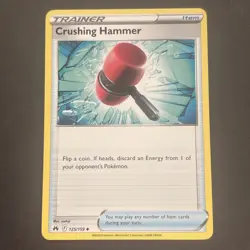 Crushing Hammer 125/159 Regular SWSH: Crown Zenith Pokemon TCG 2023 - Image 1
