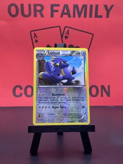 Exploud 85/119 XY-Phantom Forces Reverse Holo Rare Pokemon TCG 2014 LP - Image 1