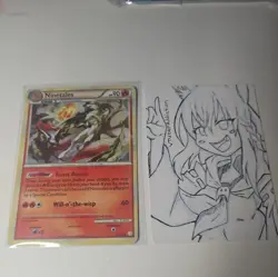 Ninetales 7/123 Heartgold & Soulsilver Holo Rare Pokemon LP - Image 1