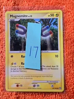 2008 Pokemon Diamond and Pearl Stormfront #67 Magnemite, C, NF/H, cd17 - Image 3