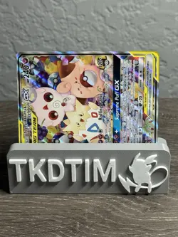 Togepi & Cleffa & Igglybuff GX Tag Team 143a Alt Art Pokemon Cosmic Eclipse NM - Image 3