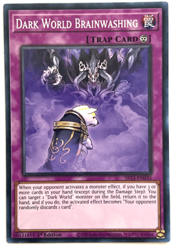 YuGiOh! - Dark World Brainwashing - SR13-EN035 - 1st Edition - Common - Image 1