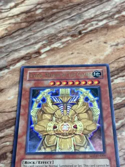 1996 Yugioh Exxod, Master of the Guard Holo Card SD7-EN001 Invincible Fortress - Image 2