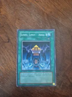 YUGIOH Level Limit - Area B SD3-EN024 1st edition MP / LP - Image 1