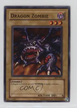 Dragon Zombie Unlimited YuGiOh Starter Deck Yugi #SDY-014 2002 0j7v - Image 1