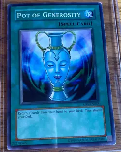 Yugioh! Pot of Generosity - CRV-EN043 - Common - Unlimited Edition LP - Image 1