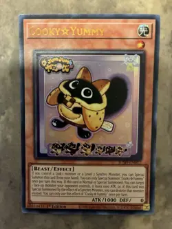 Yugioh! TCG - Cooky Yummy - Ultr Rare - JUSH-EN017 - Justice Hunters - 1st - Image 1