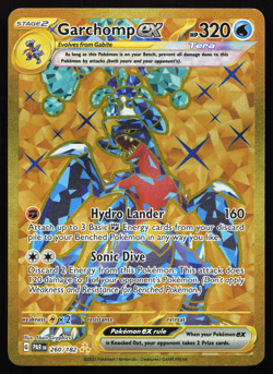 Garchomp ex 260/182 Paradox Rift Gold Hyper Rare Near Mint Pokemon Card - Image 1