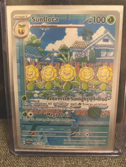 Sunflora 169/167 Twilight Masquerade Series Illustration Rare Pokemon Card NM/M - Image 1