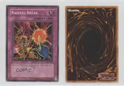 Raigeki Break Unlimited YuGiOh Starter Deck Yugi Evolution #SYE-050 2004 0s5 - Image 3