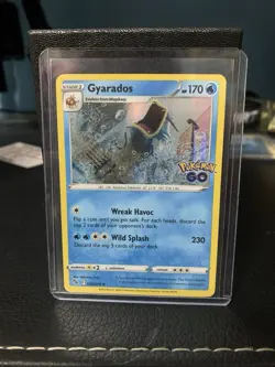 Pokemon Card Gyarados 022/078 Pokemon Go Holo Rare M/NM - Image 1