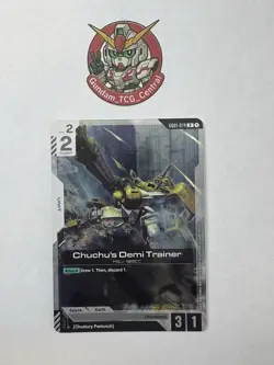 Chuchu's Demi Trainer - Gundam Card Game #GD01-074 - GD01 - NM Foil Single - Image 1