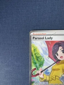 Pokemon TCG Parasol Lady Paradox Rift Holo Ultra Rare Card 238/182 NM Condition - Image 2