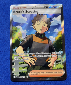 Brock's Scouting Holo Ultra Rare Card 179/159 Sv09: Journey Together - Image 1