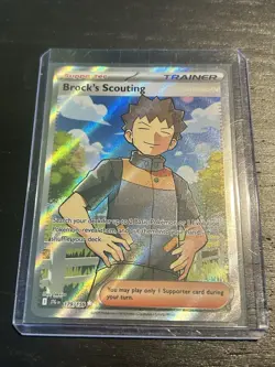 Brock's Scouting Holo Ultra Rare Card 179/159 Sv09: Journey Together - Image 1