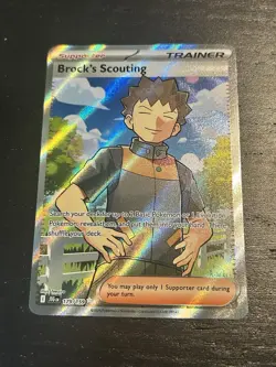Brock's Scouting Holo Ultra Rare Card 179/159 Sv09: Journey Together - Image 2
