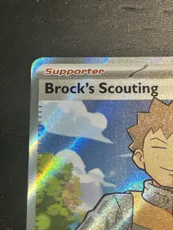 Brock's Scouting Holo Ultra Rare Card 179/159 Sv09: Journey Together - Image 3