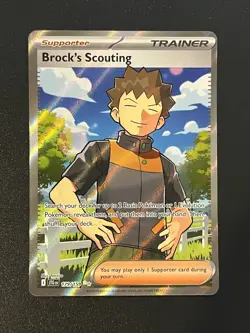 Brock's Scouting Holo Ultra Rare Card 179/159 Sv09: Journey Together - Image 1