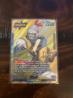 1x Bulma SB01-045 Gold Leader Dragon Ball Manga Booster Card Fusion World - Image 1