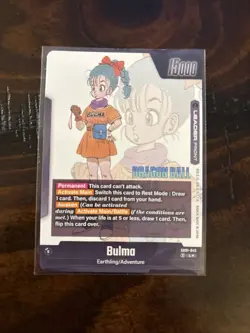 1x Bulma SB01-045 Gold Leader Dragon Ball Manga Booster Card Fusion World - Image 2