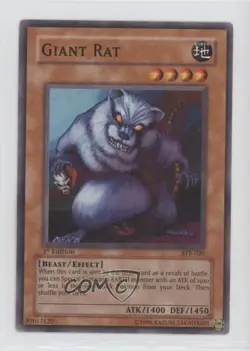 Giant Rat Unlimited YuGiOh Starter Deck Yugi Evolution #SYE-020 2004 01dr - Image 1