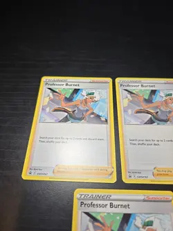 1X Professor Burnett SWSH167 Regular Black Star Promo Pokemon Card NM Trainer - Image 3