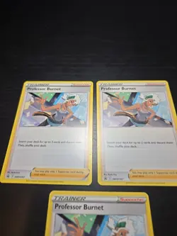1X Professor Burnett SWSH167 Regular Black Star Promo Pokemon Card NM Trainer - Image 4